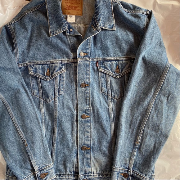 Vtg ‘90s Levi’s Mens XL Denim Trucker Jacket Blue Jean 70507-0389
